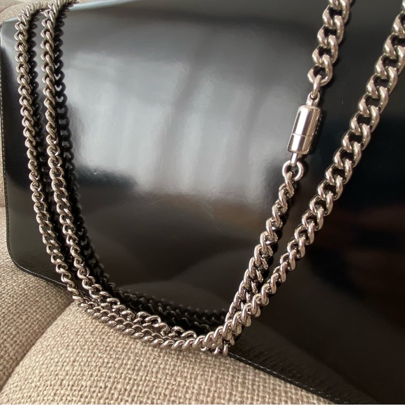 GUCCI GG Interlocking shoulder in black leather Medium size - Picture 6 of 15